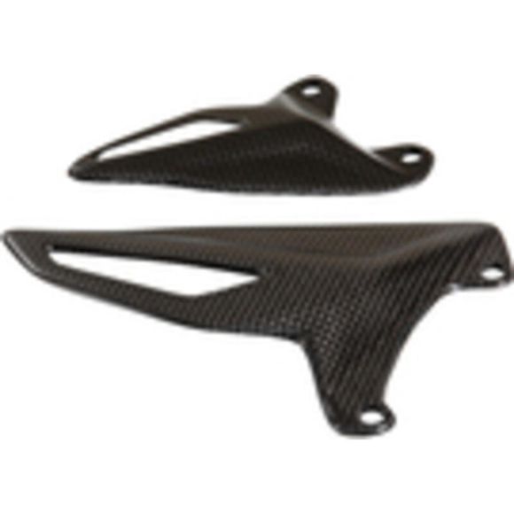 Protection échappement LighTech de talon carbone brillantRef : LIG00928A / 1103734