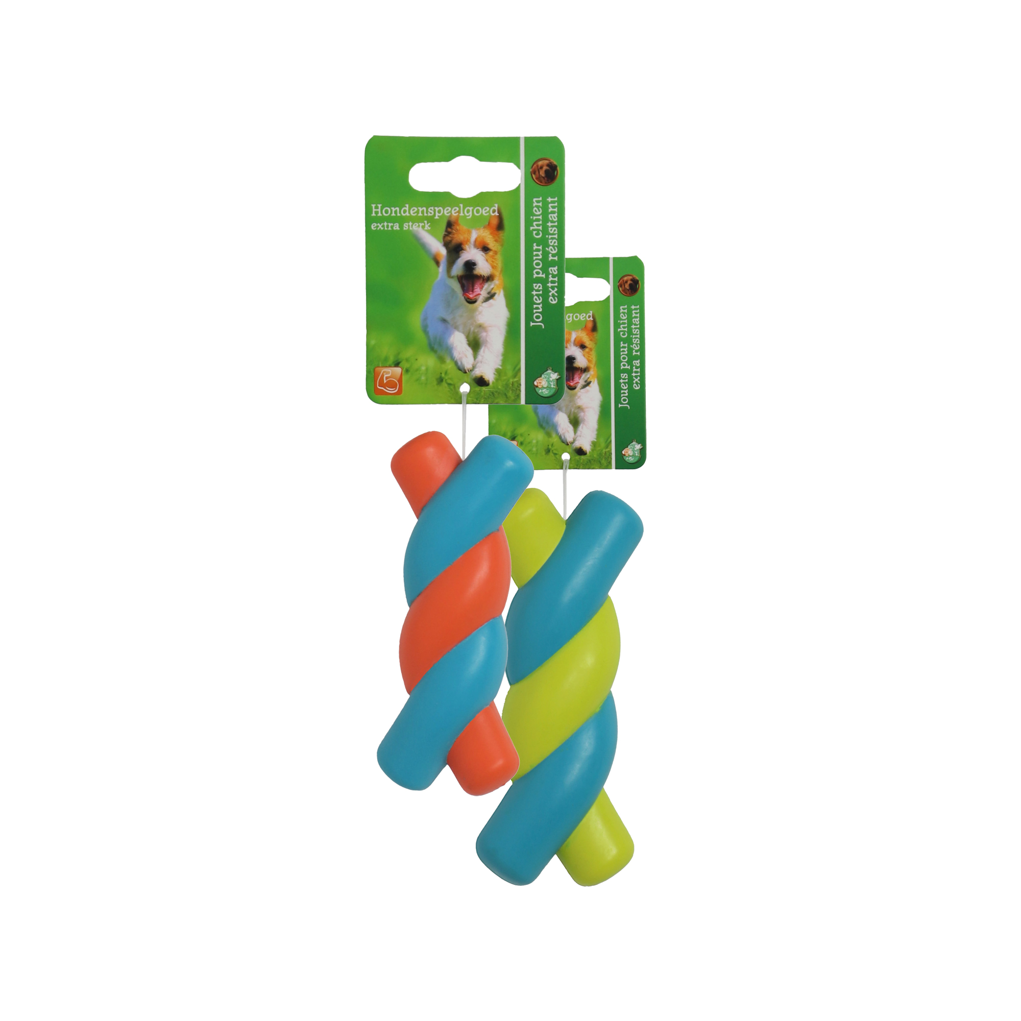 Boon Swirlbot Solid Rubber - Blue/Orange - 11 cm