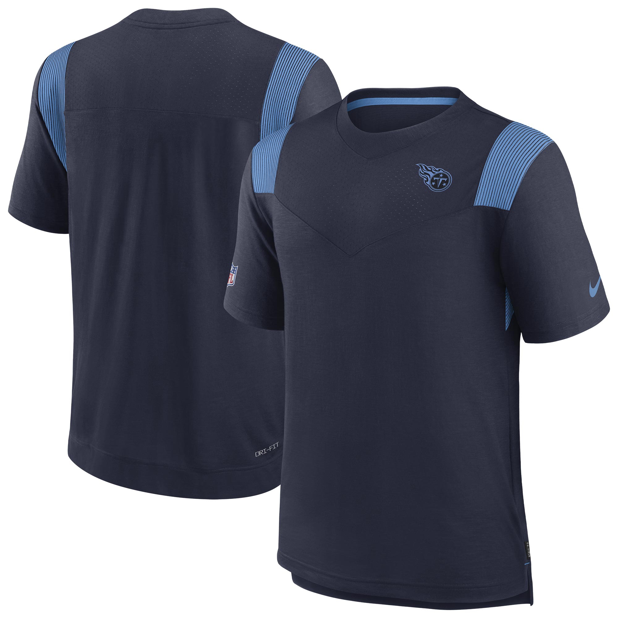 Tennessee Titans 2022 NFL Sideline Nike Performance Player Top Navy