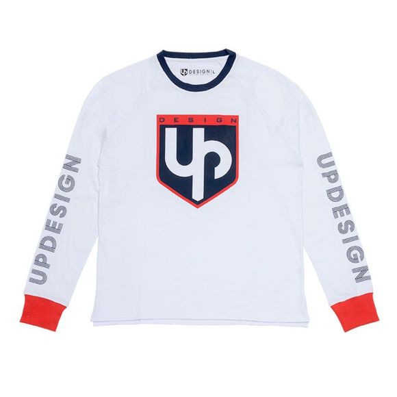 UP Design ML long-sleeved t-shirt - WhiteRef: UPD0567