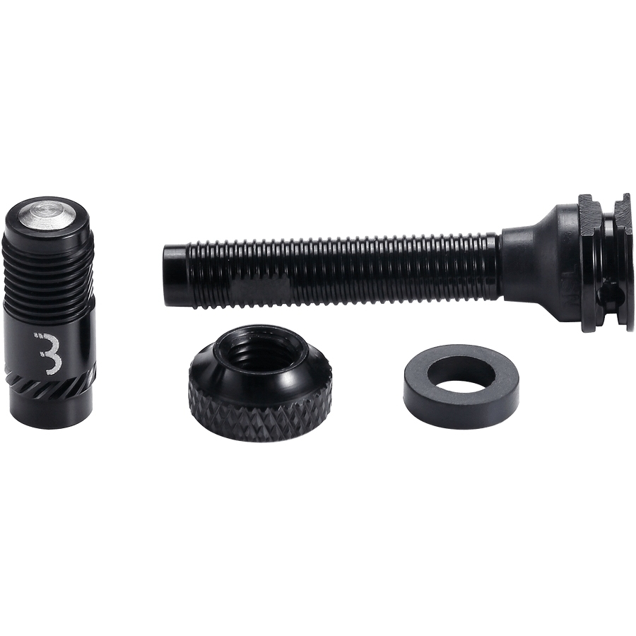 BBB Cycling CoreCap AL Valve BTI-166 Tubeless Valves - black | 40mm | 2 Pieces