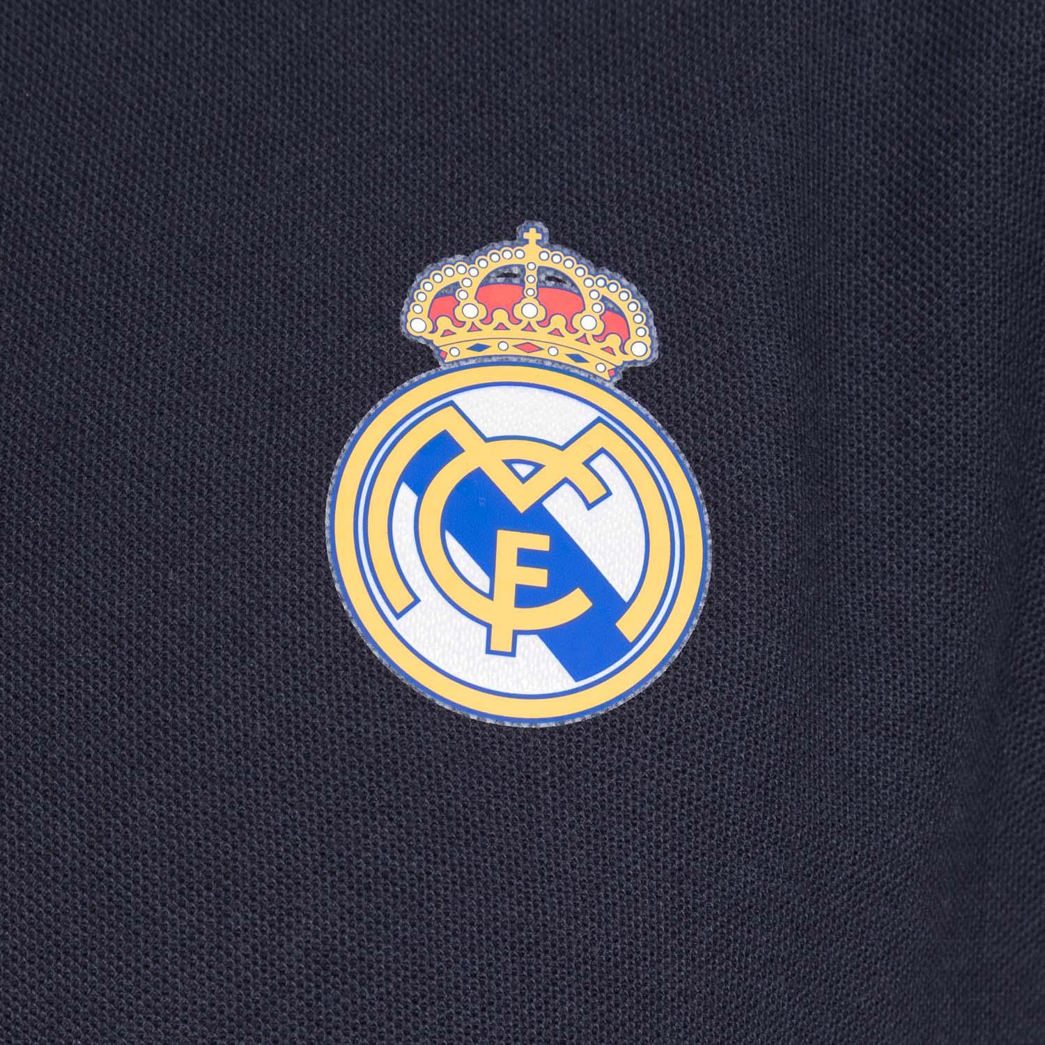 Mens Essentials Color Crest Polo Navy