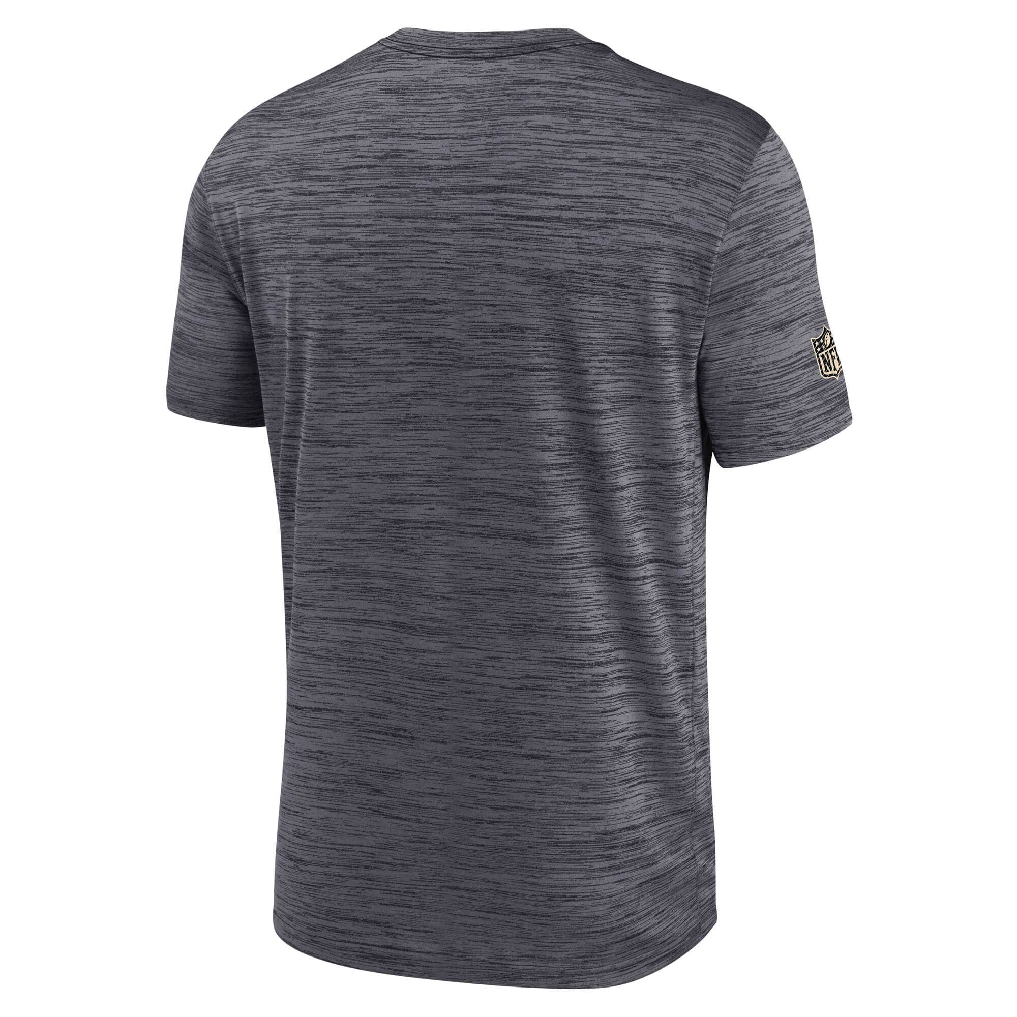 New Orleans Saints 2024 NFL Sideline Nike Velocity Performance T-Shirt Gray