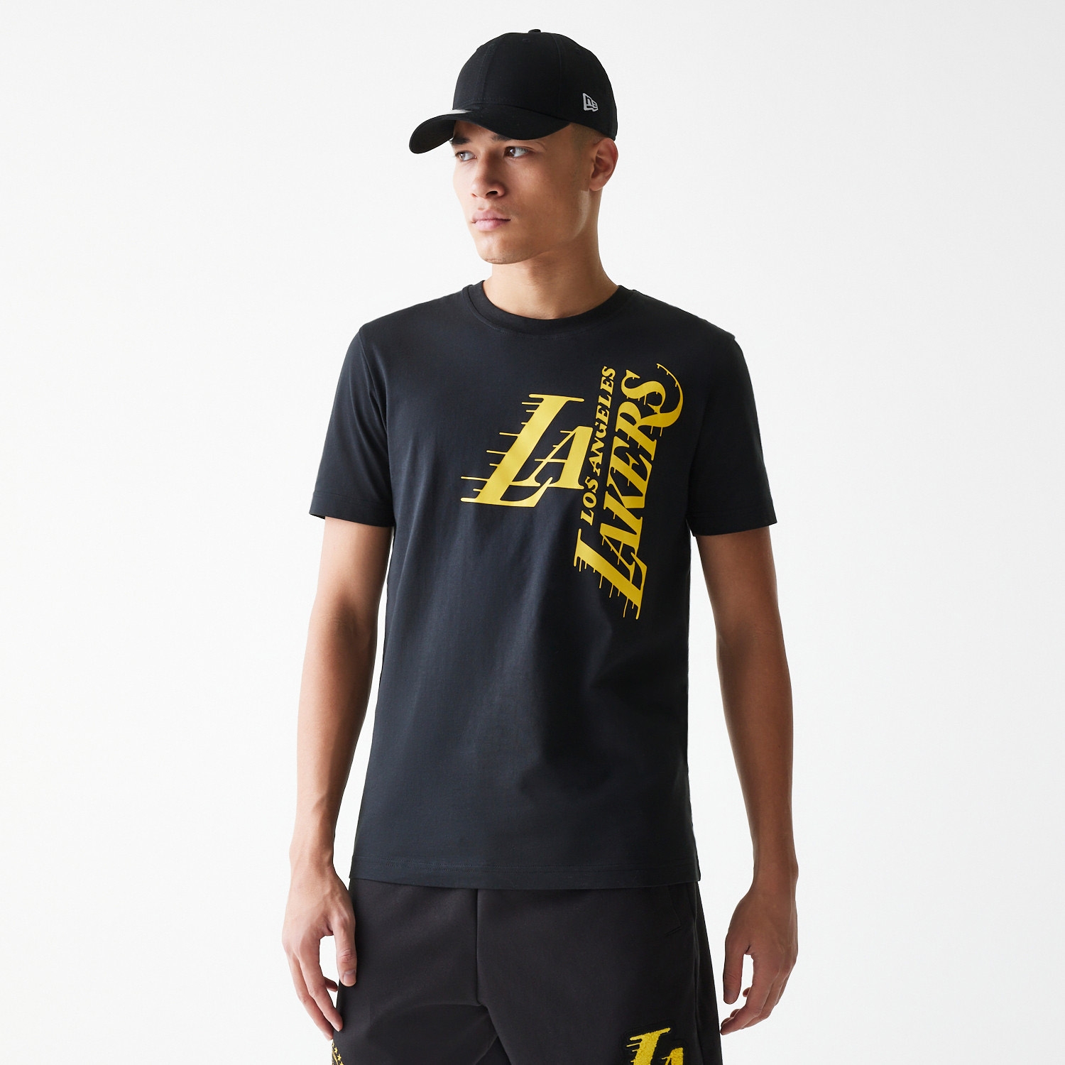 Los Angeles Lakers 2024 NBA City Edition New Era T-Shirt Black