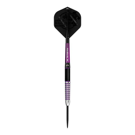Mission James Hurrell Hillbilly Black Purple Steel Darts