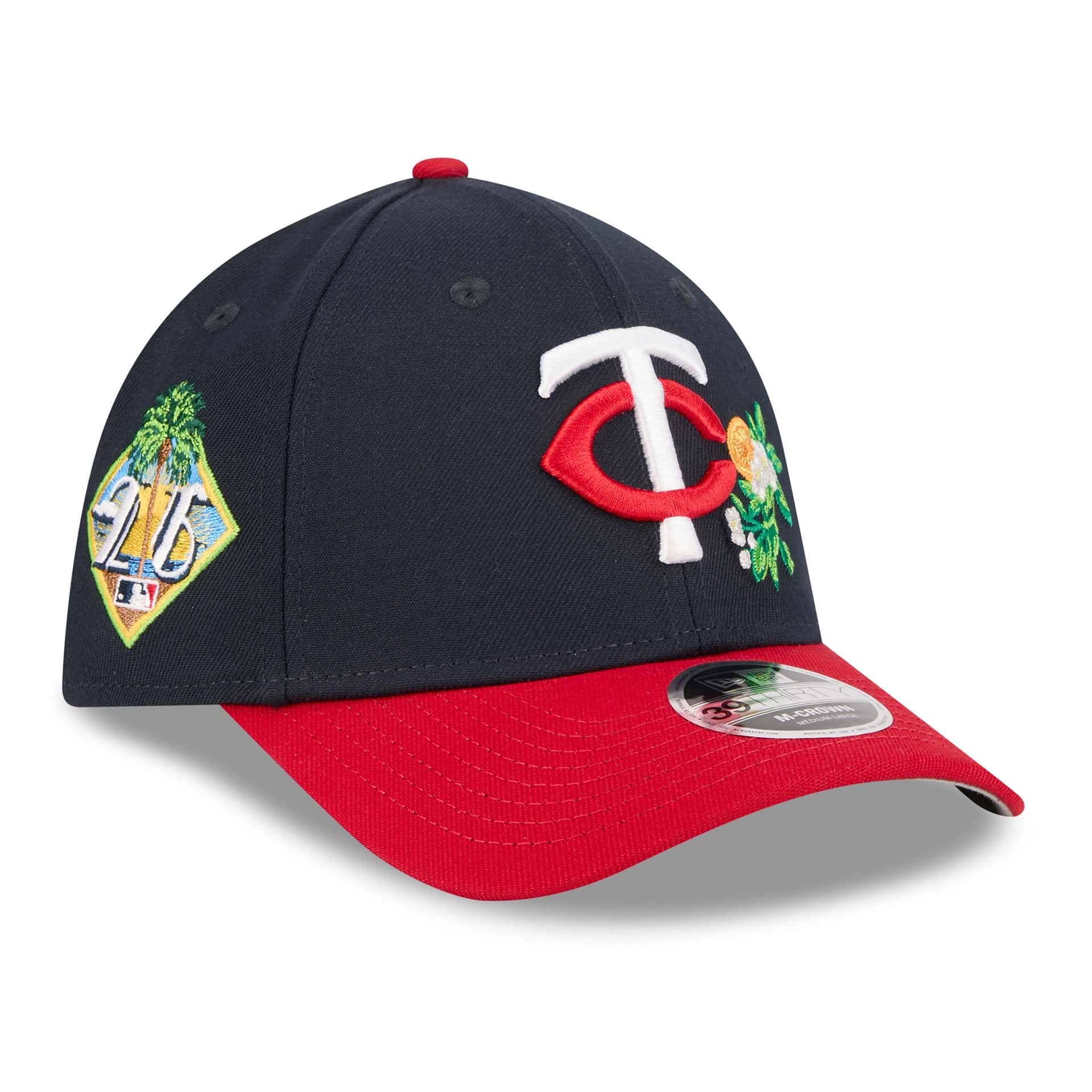 Minnesota Twins 2026 MLB Spring Training 39THIRTY M-Crown Flex Cap Navy