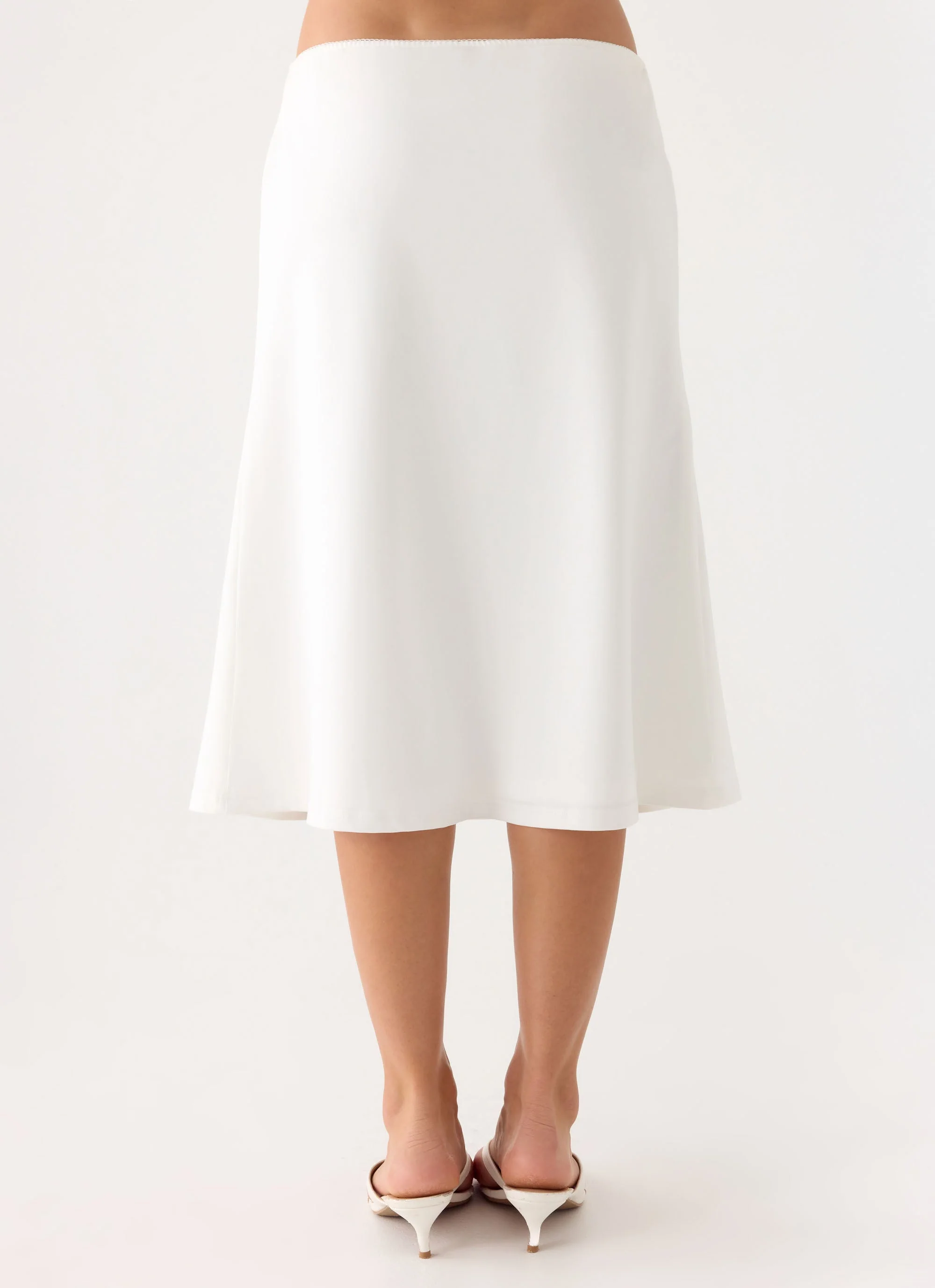 Marquas Midi Skirt - White
