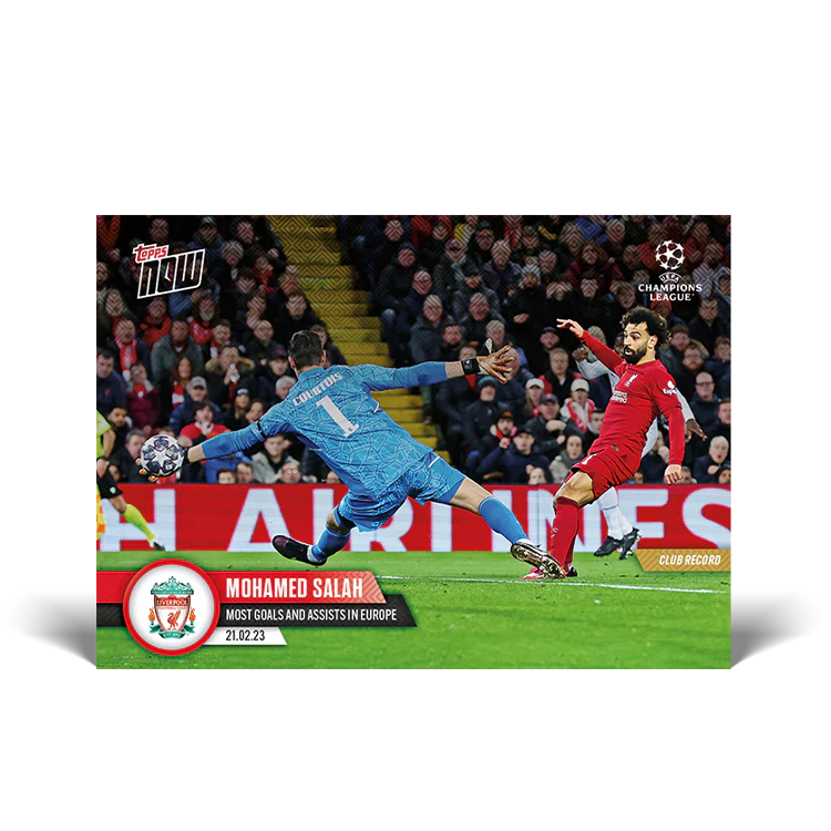 Topps UK - Club Record: Most goals and assists in Europe - UCL TOPPS NOW® Card #82