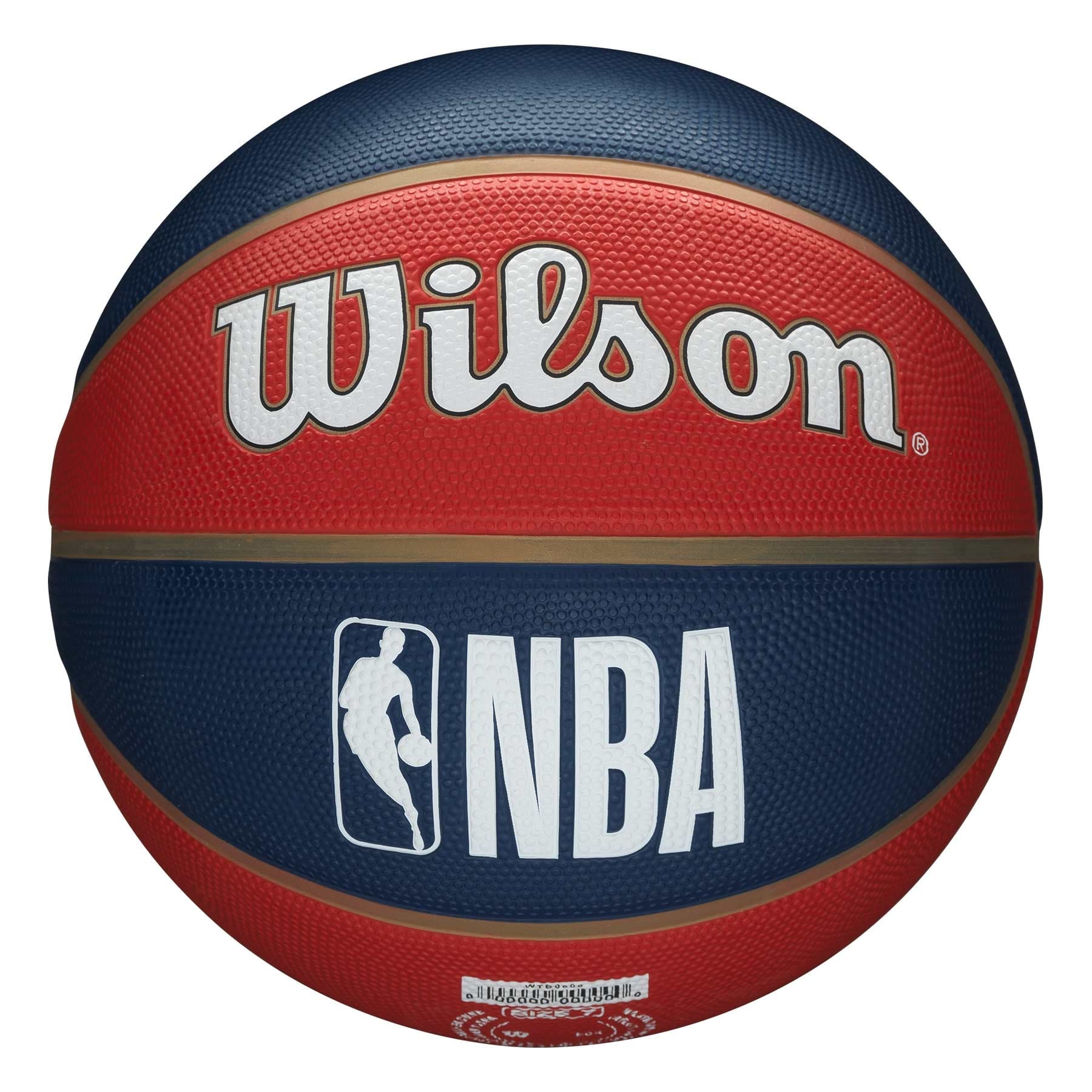New Orleans Pelicans Team Tribute Wilson NBA Basketball (Size 7)