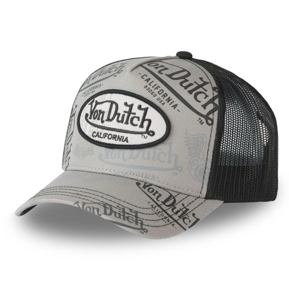 Casquette Von Dutch CAFE - GrisRef : VDH0205 / VD/1/CT/CAFE02-TU