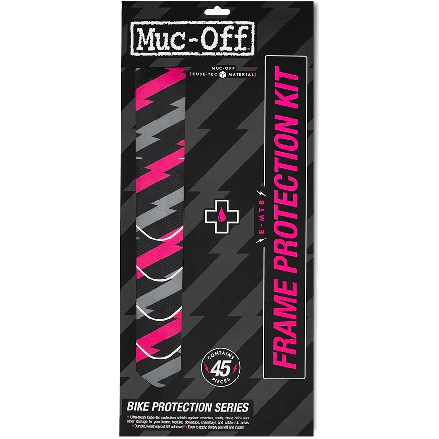 Muc-Off Frame Protection Kit E-MTB - bolt/pink