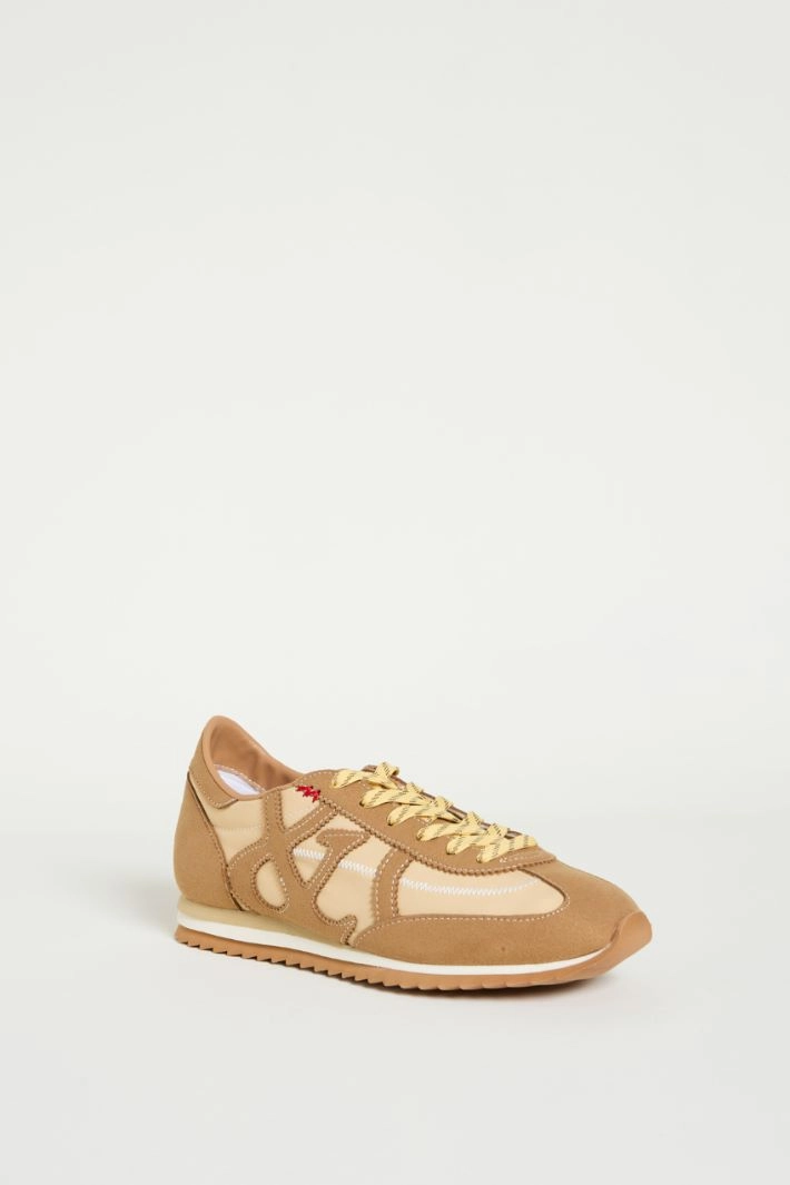 Fabric sneakers - CAMEL BEIGE