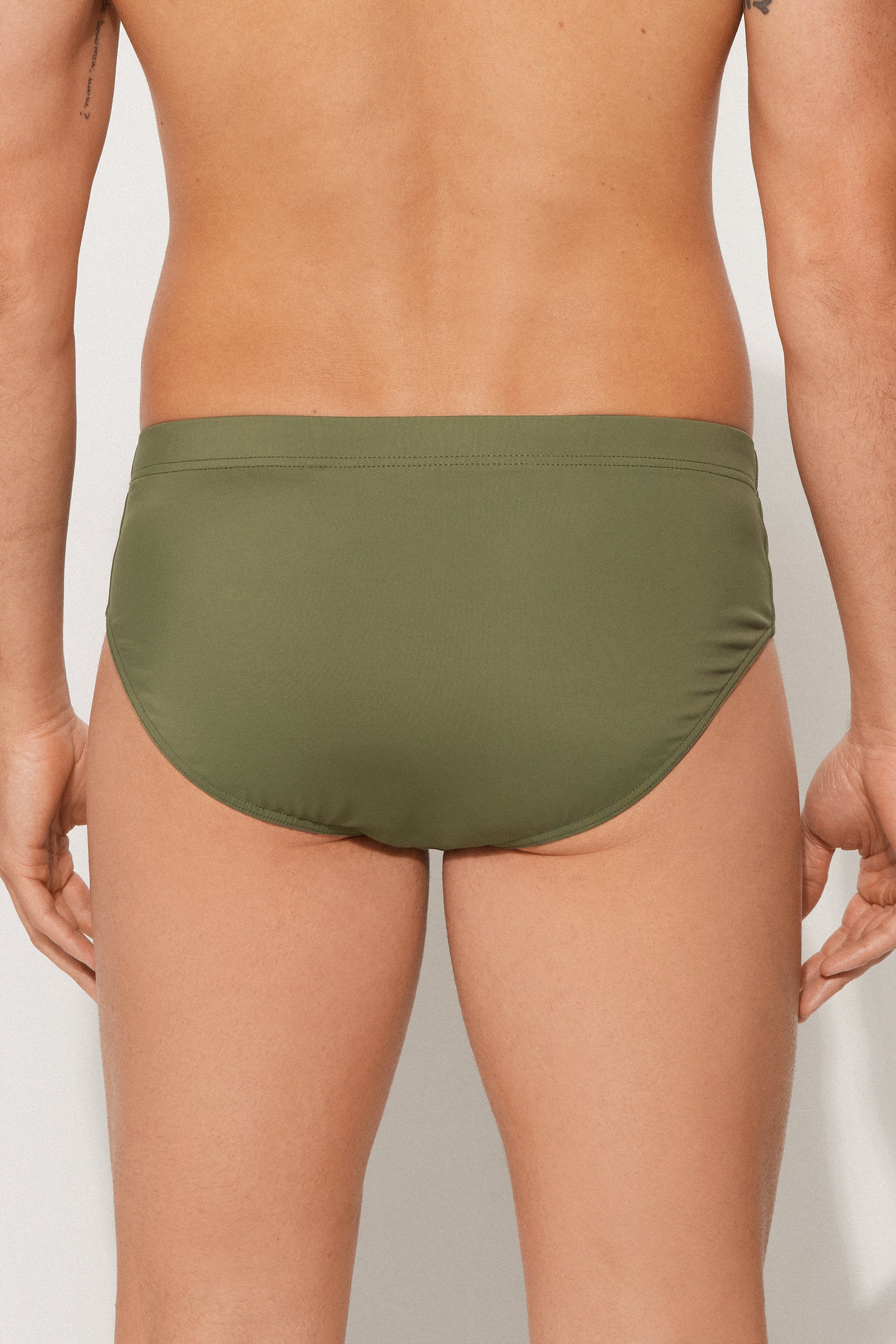 Basic Plain Colour Microfibre Swimming Trunks