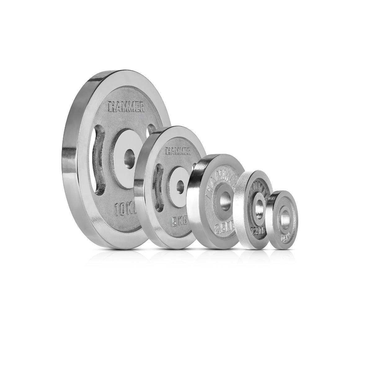 Weight plate, chrome  0.5 - 10kg
