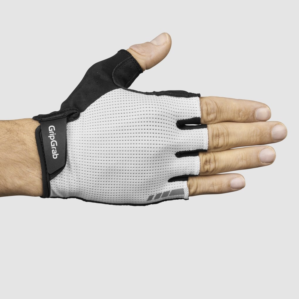 GripGrab EXPLR RC Max Padded Short Finger Gloves - White