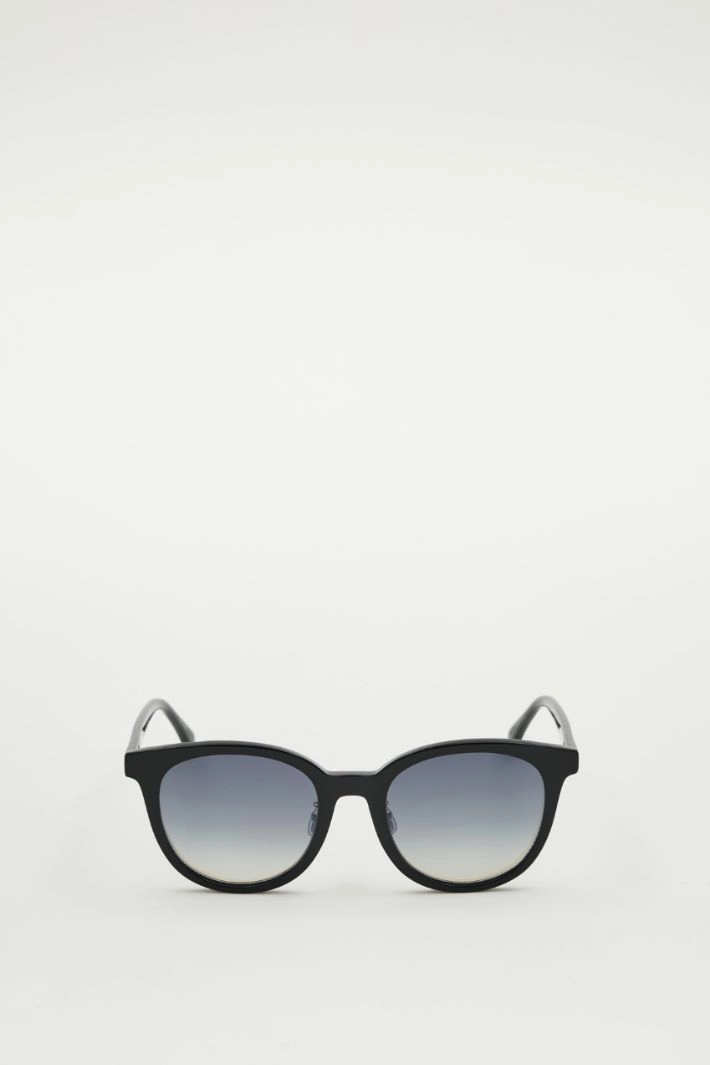 Round sunglasses - BLACK GREY