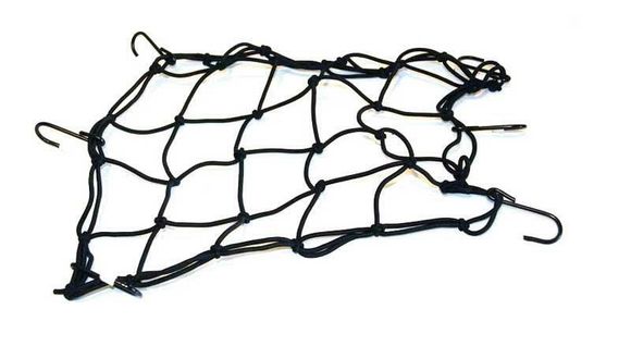 Bihr Elastic Cargo Net Strap – Helmet/Luggage – 38x38cm UniversalRef: Bi01704A / 1064327