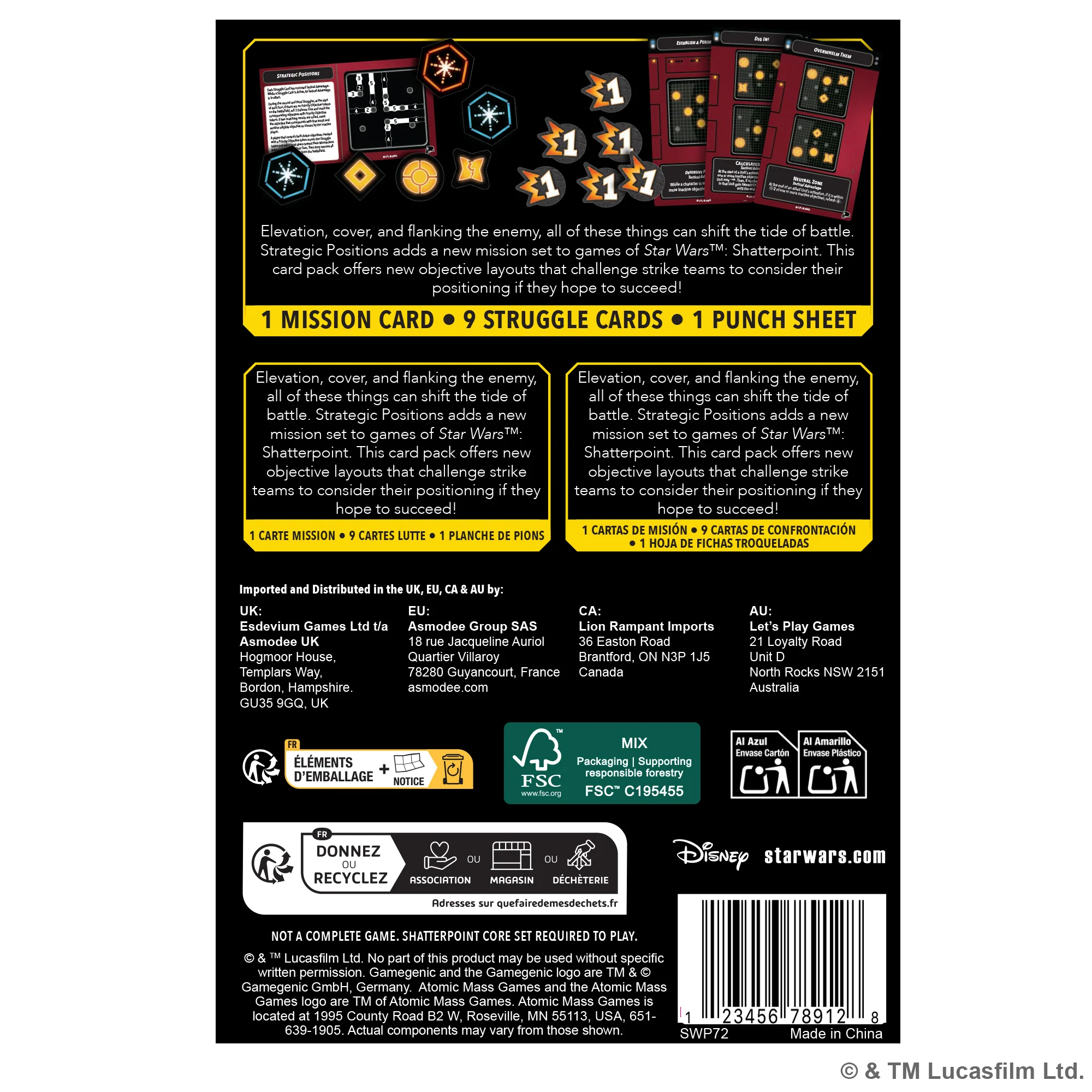 Star Wars: Shatterpoint – Strategic Positions