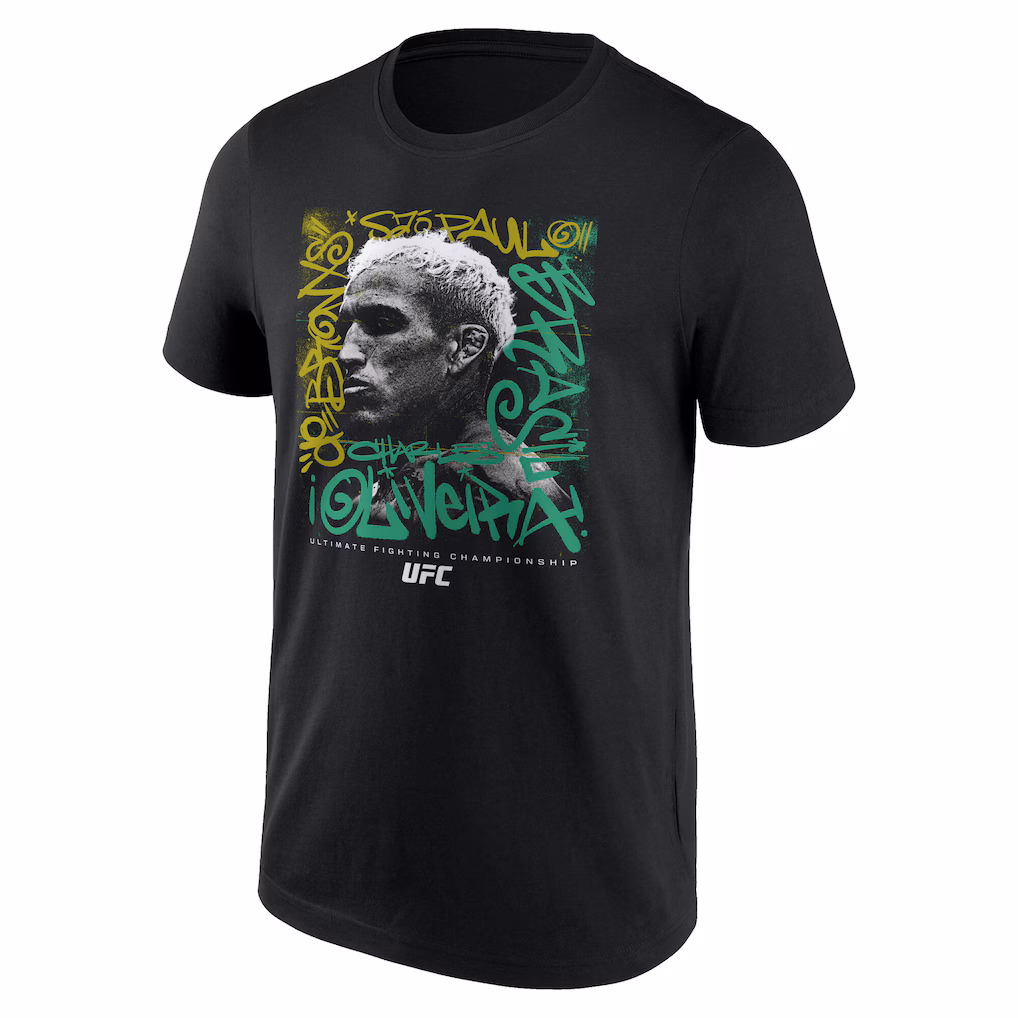 UFC Charles Oliveira Headspace T-Shirt - Black - Mens