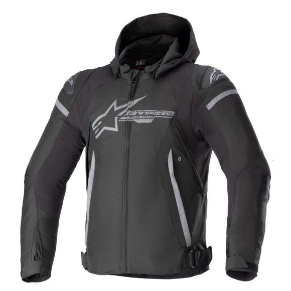Motorcycle Jacket Alpinestars Zaca Waterproof - Black / GrayRef: AP12818