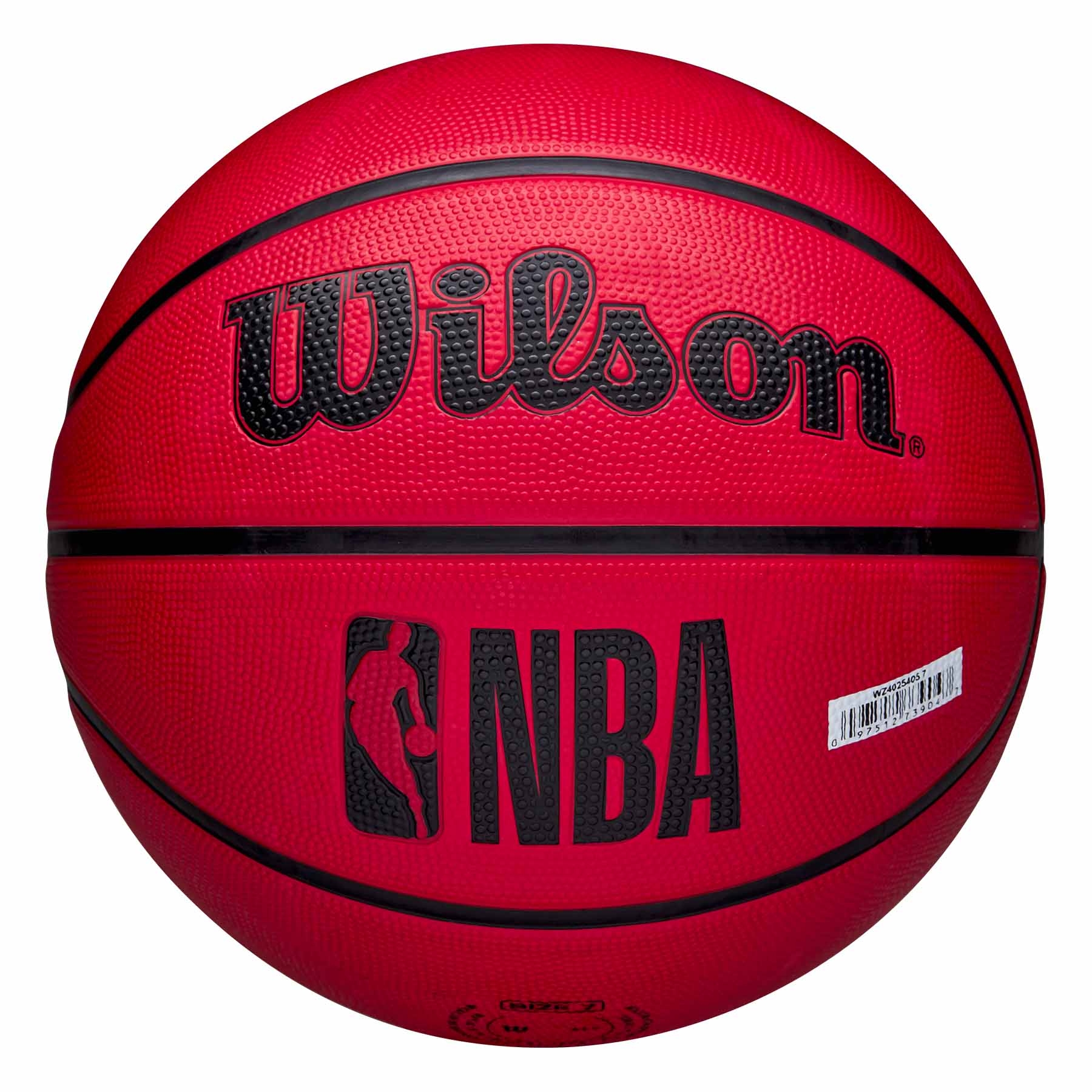 Chicago Bulls Solid Wilson NBA Basketball Red (Size 5)