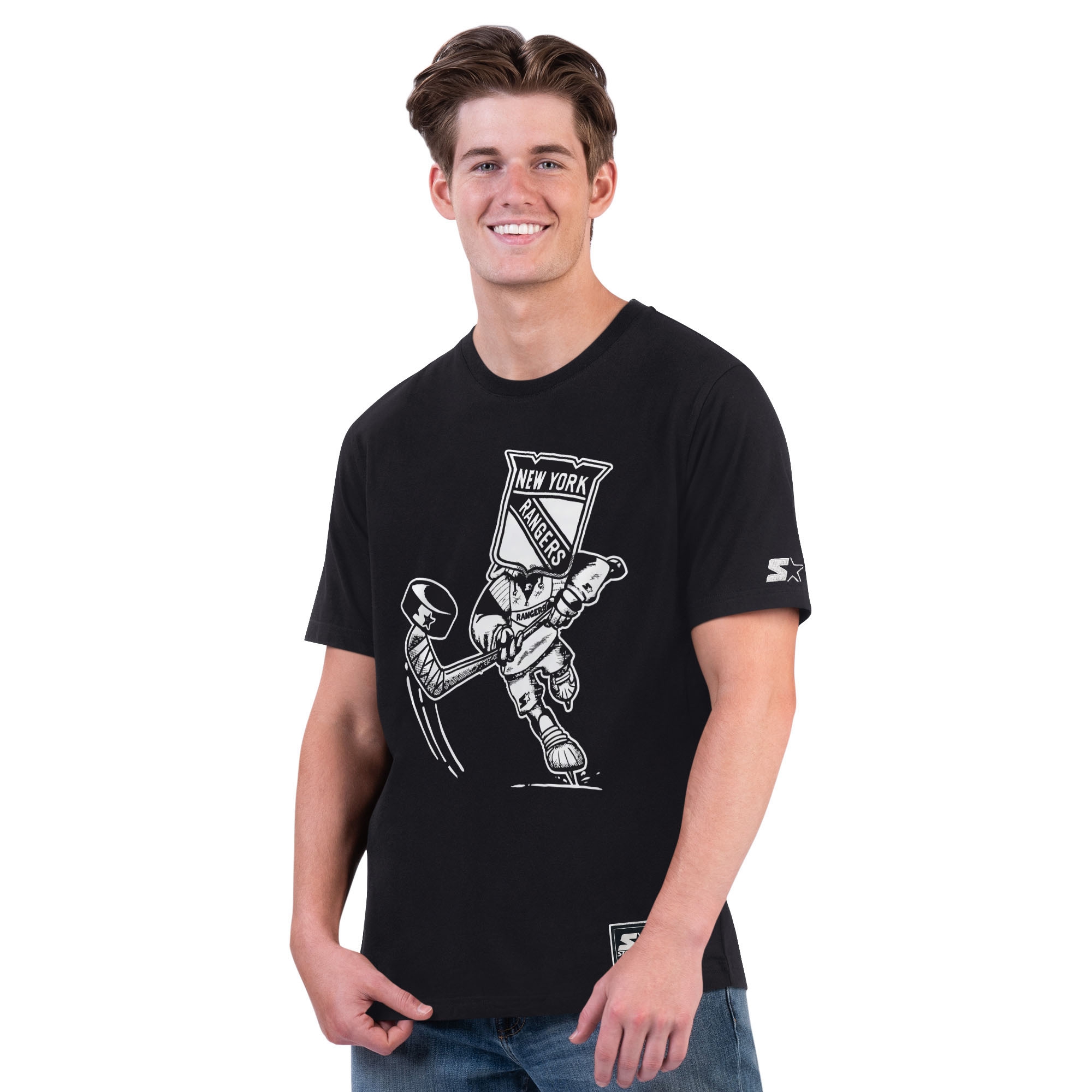 New York Rangers Starter BLACK ICE NHL T-Shirt