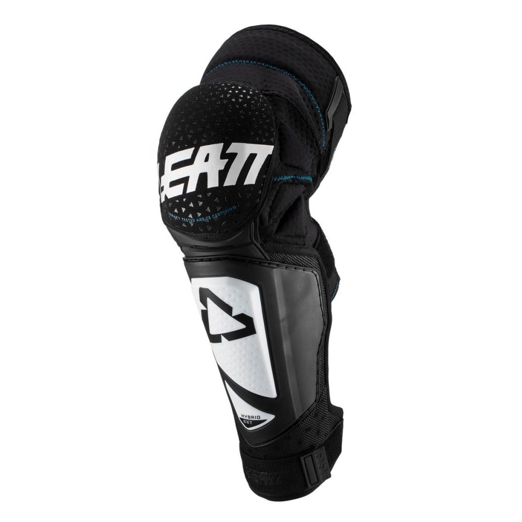Leatt 3DF Hybrid EXT Knee and Shin Guards - white/black