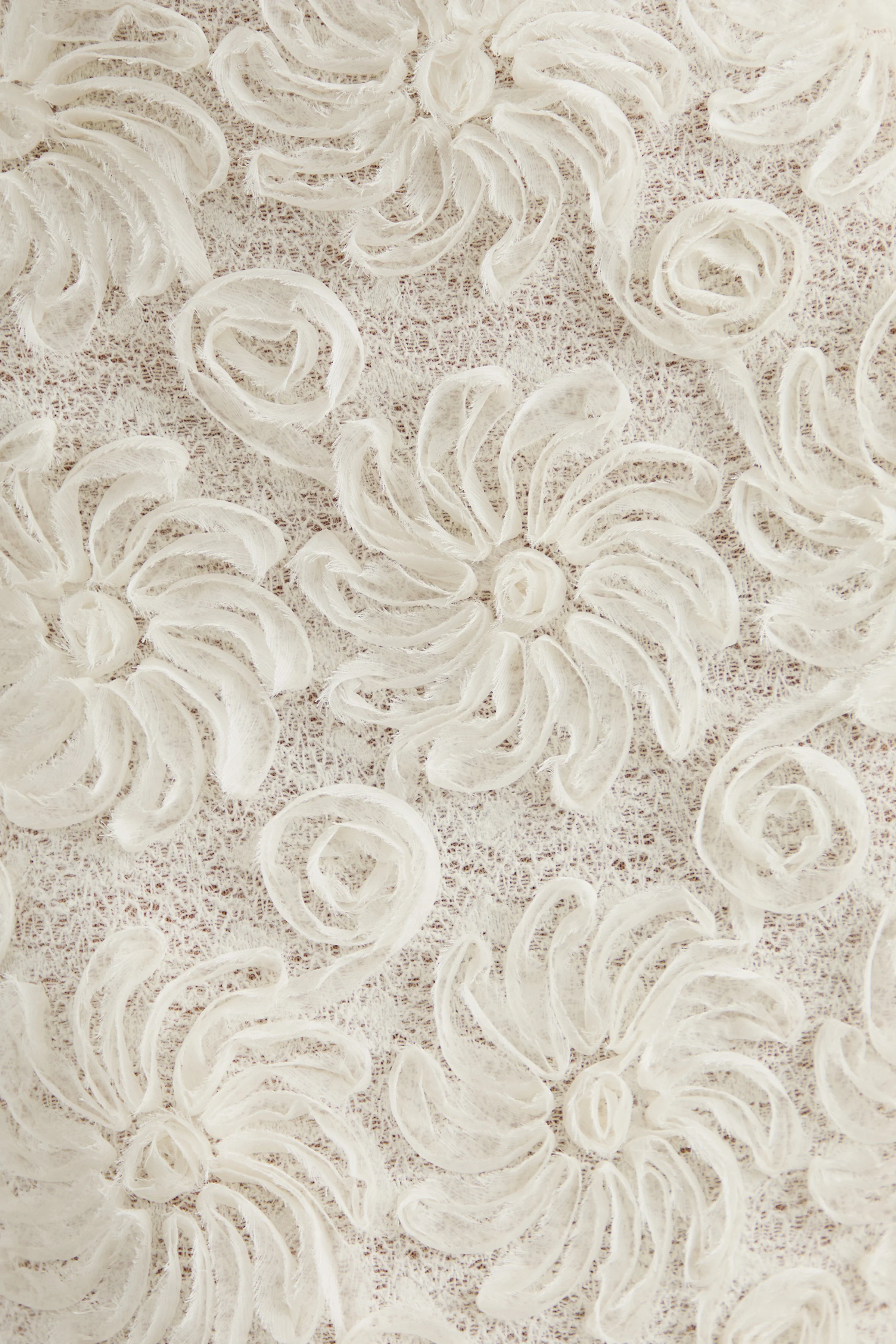 Xara | White Lace Bardot-Neck Maxi Dress