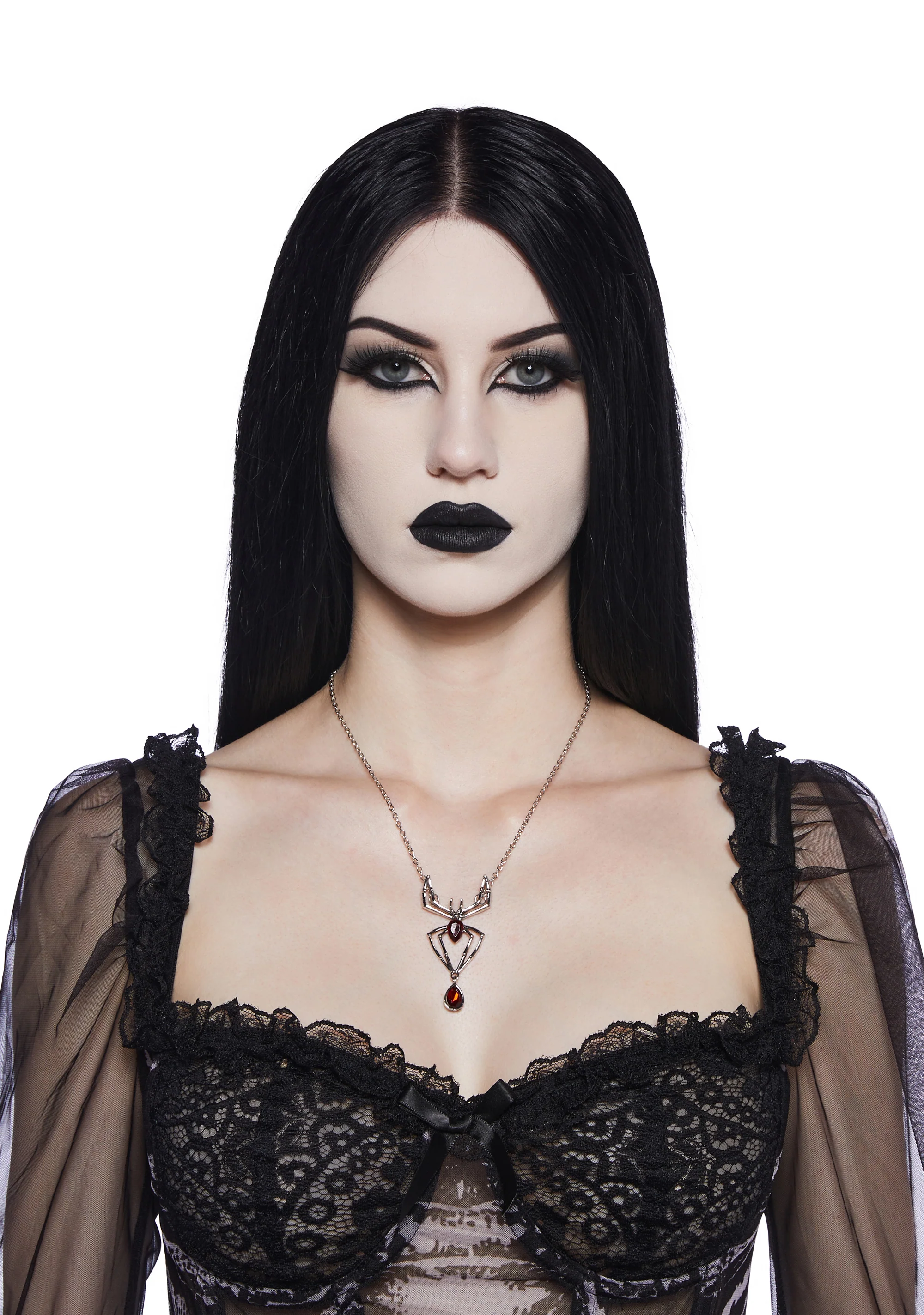 Spider’s Embrace Charm Necklace