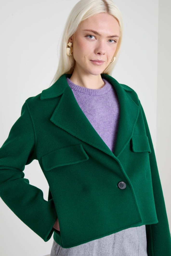 Wool jacket - GREEN