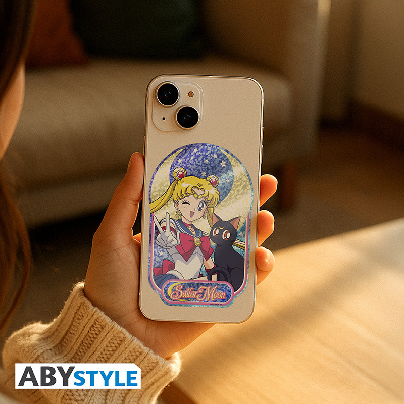 SAILOR MOON Individual Vinyl Sticker Sailor Moon & Luna