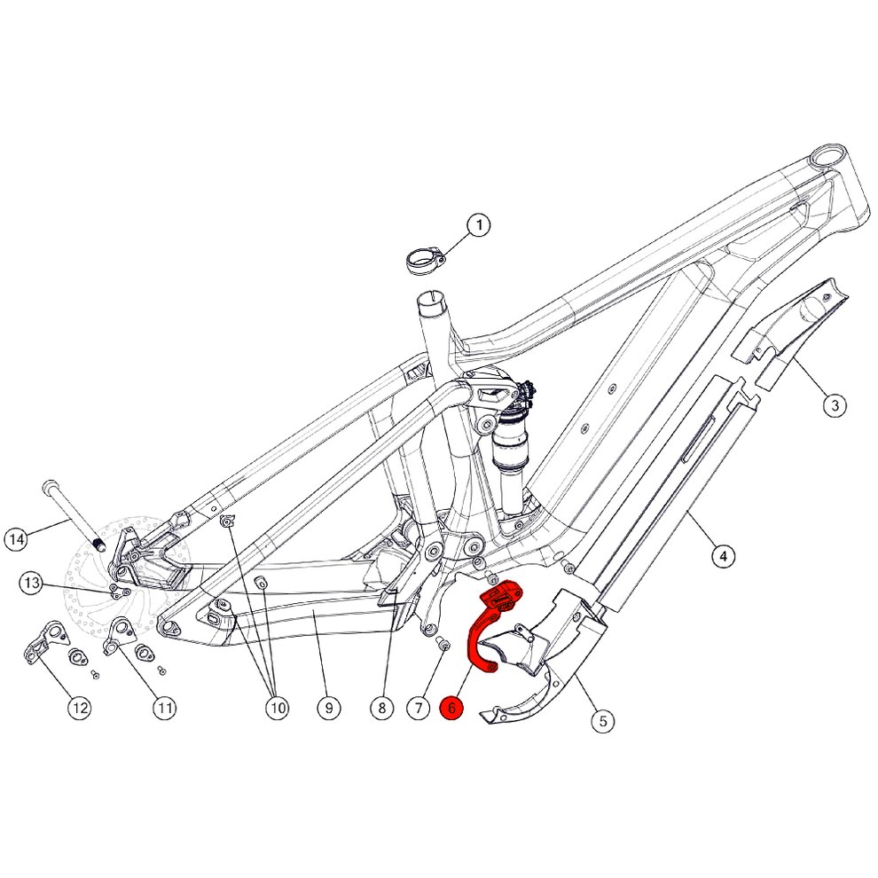 BMC Chain Guide for Trailfox AMP as from 2018 & Speedfox AMP (MY 2019) - 301239