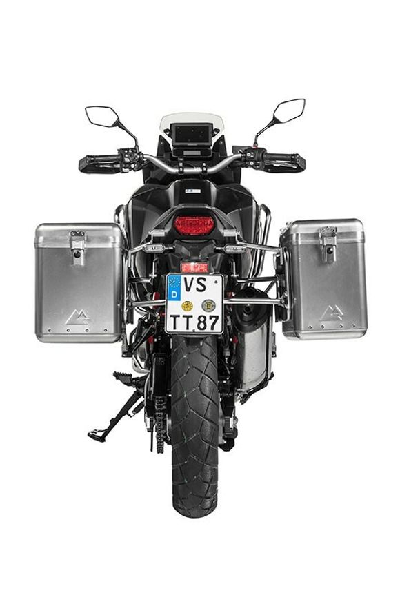 Touratech ZEGA Mundo 38/45 suitcase - Gray support included - AluminumRef: Trt01123A / 01-403-6135-0