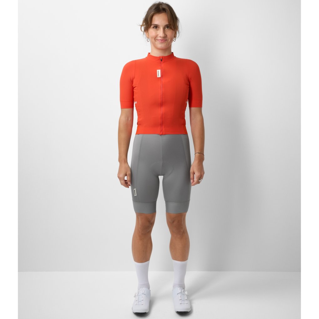 FINGERSCROSSED Road Short Sleeve Jersey Women - Poppy Red