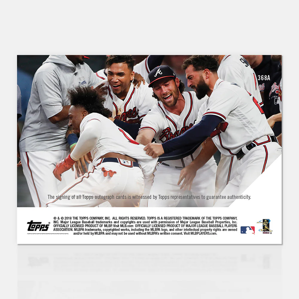 On-Card Autograph # to 99 - Ozzie Albies - TOPPS NOW®