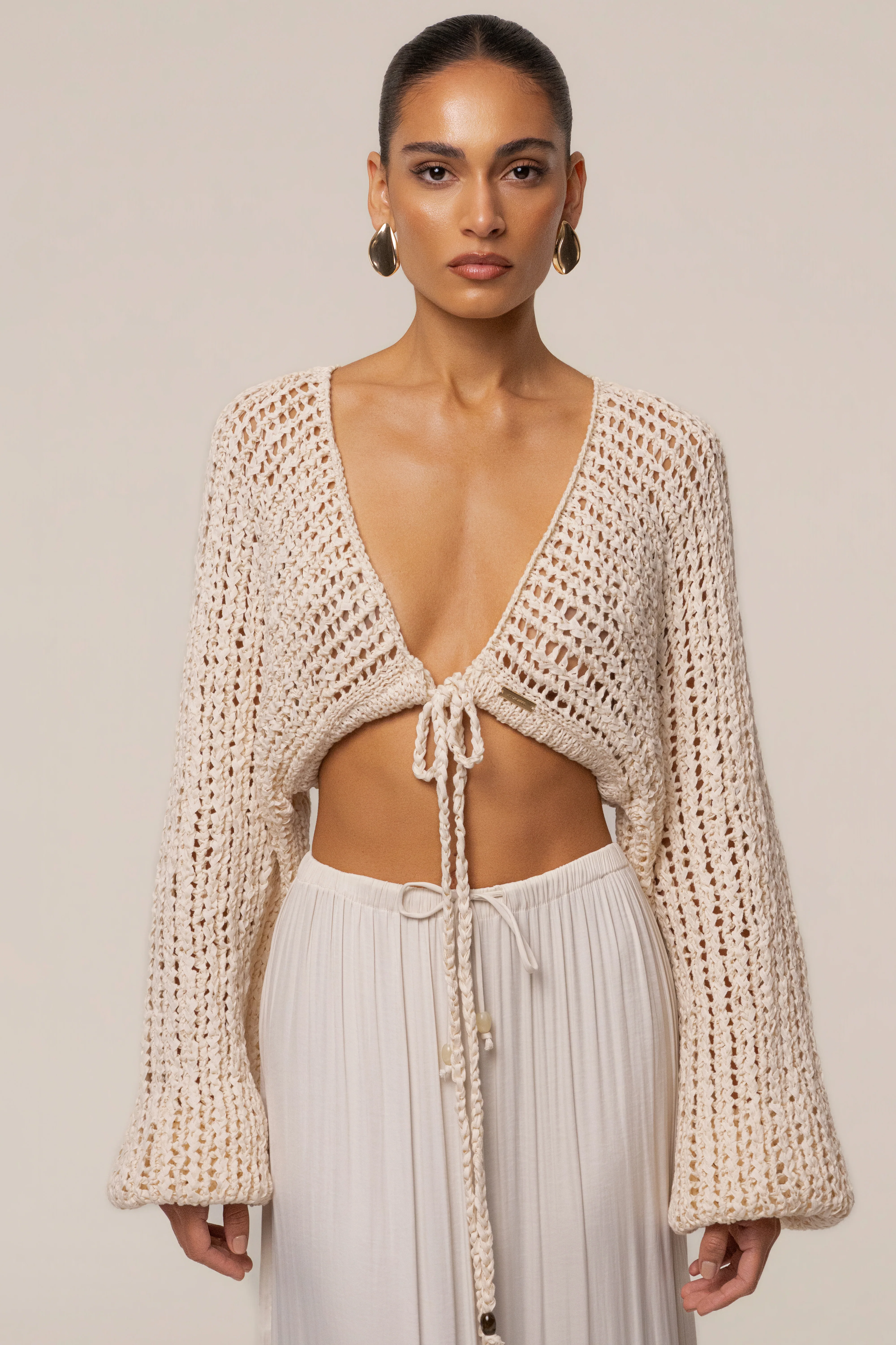 Ivory Deep Waters Crochet Top