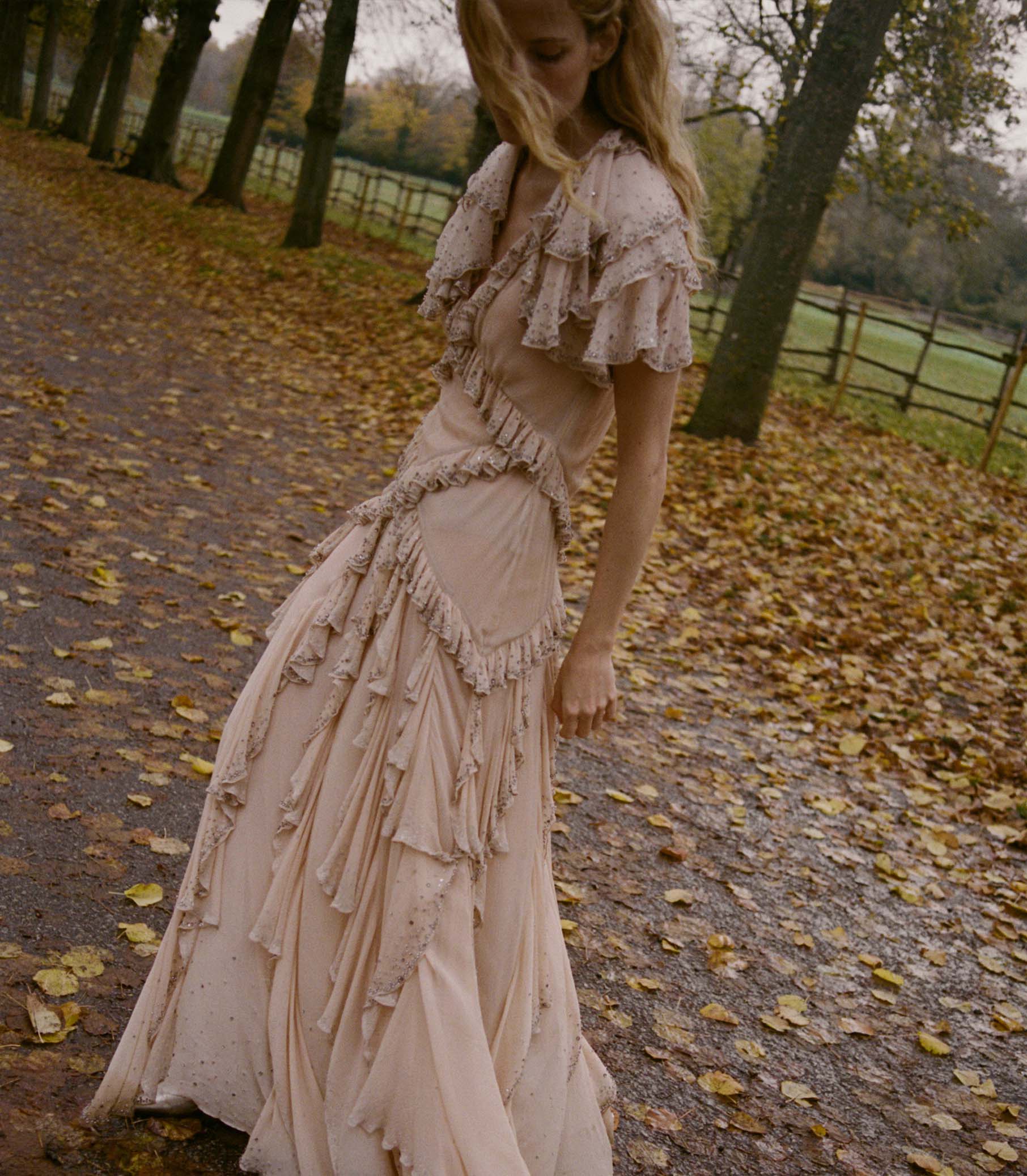 Antoinette Anniversary Maxi Dress - Antique Blush