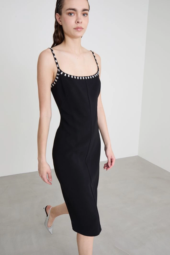 Cady cocktail dress - BLACK