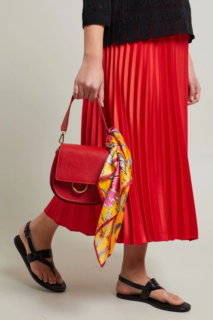 Silk foulard - YELLOW ORANGE