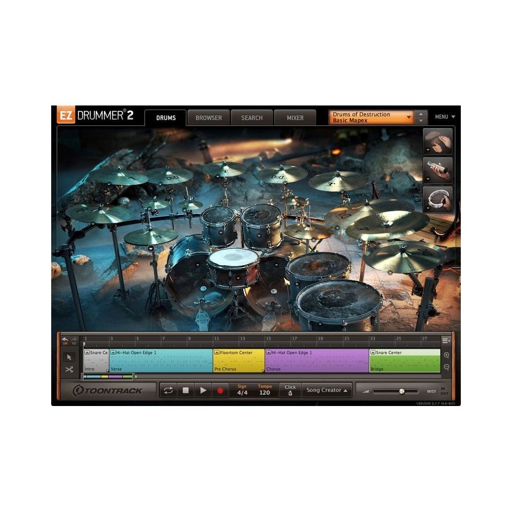 Toontrack EZX Drums of Destruction – Thomann Ireland
