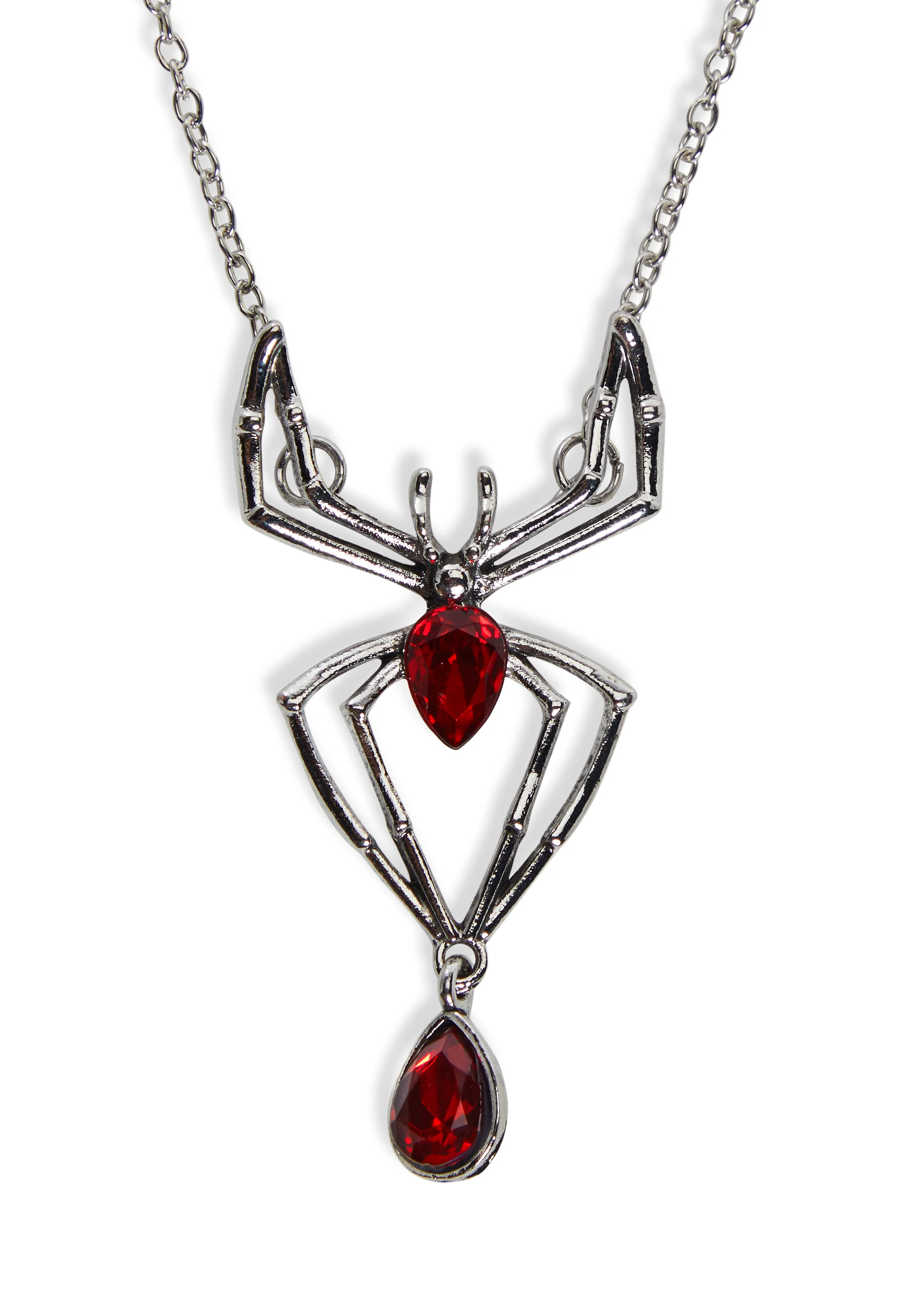 Spider’s Embrace Charm Necklace