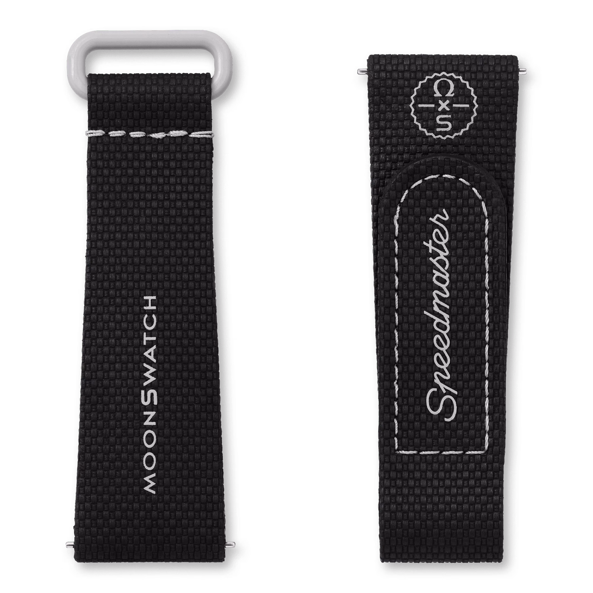 MOONSWATCH BLACK/GREY RUBBER