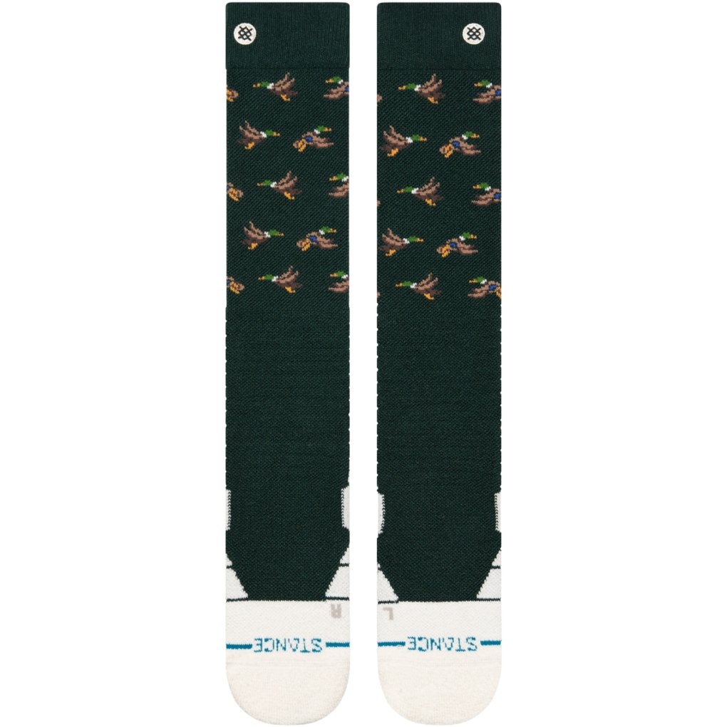Stance Huntin Mid Poly Snow Socks Unisex - pine