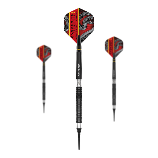 Red Dragon Peter Wright Double World Champion SE Black Softdarts - 20g