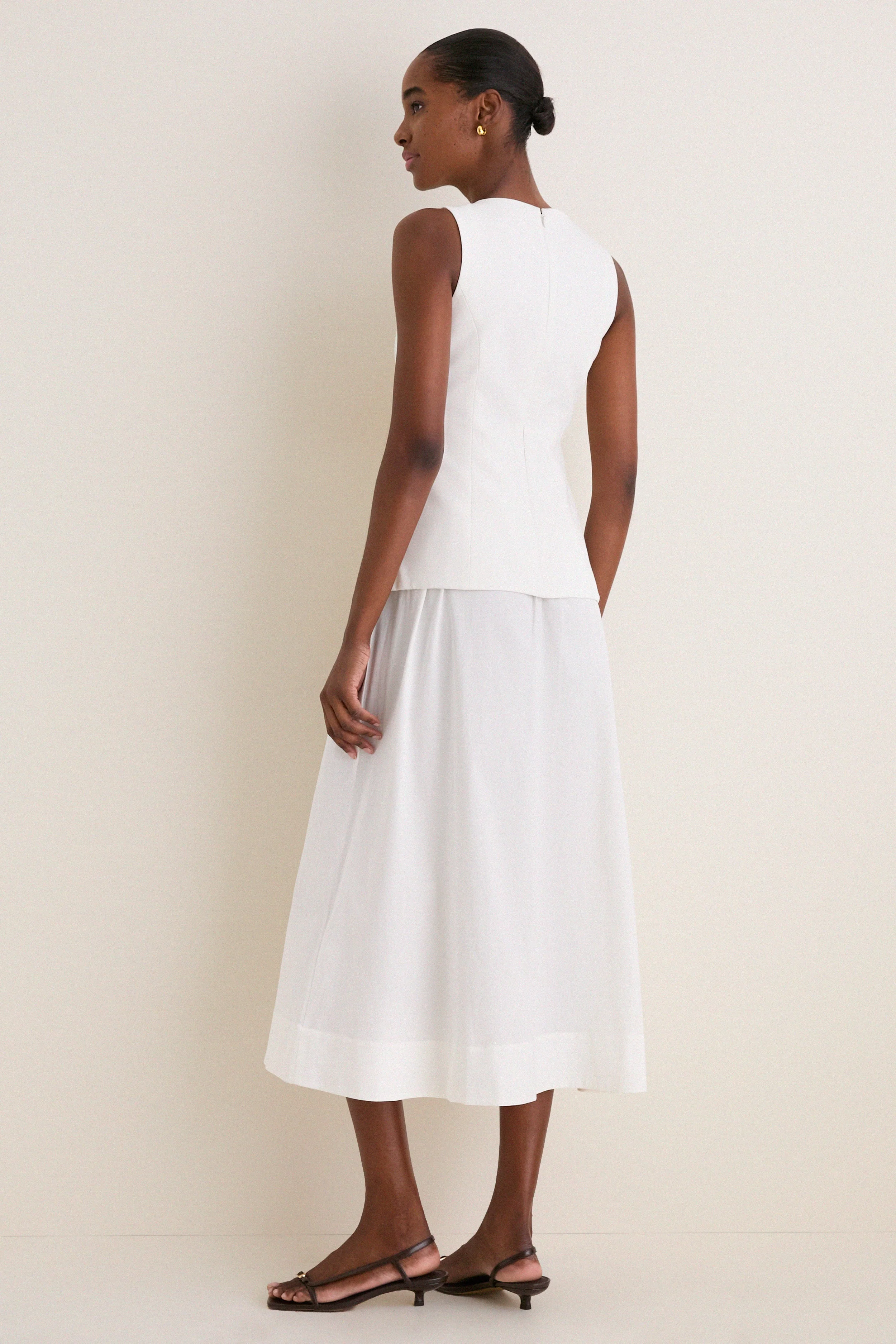 White Harley Waistcoat Dress