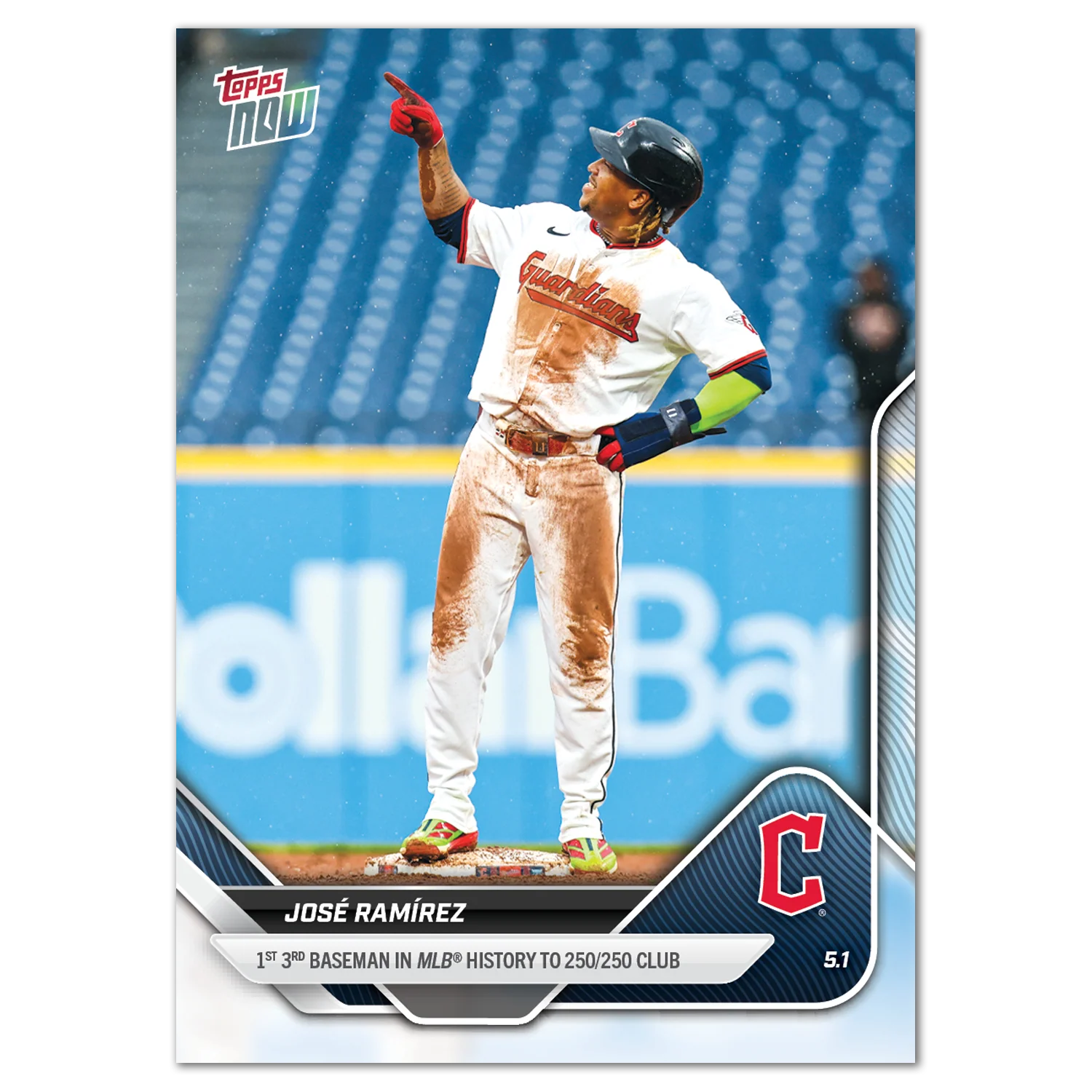José Ramírez - 2025 MLB Topps NOW® - Card 128 - LOOK FOR AUTOS