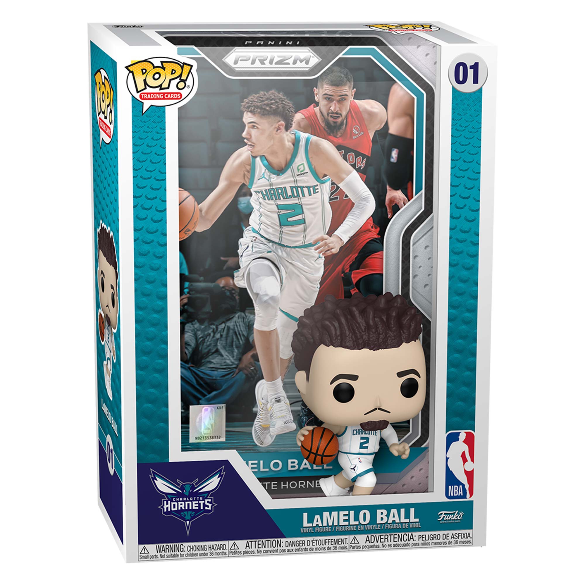 Funko POP! Prizm Trading Cards #01 LaMelo Ball Charlotte Hornets NBA Figure