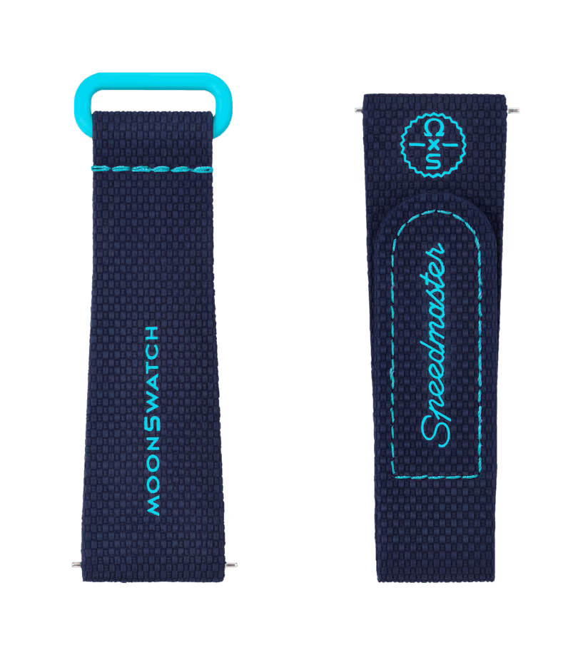 MOONSWATCH DARK BLUE/TURQUOISE RUBBER