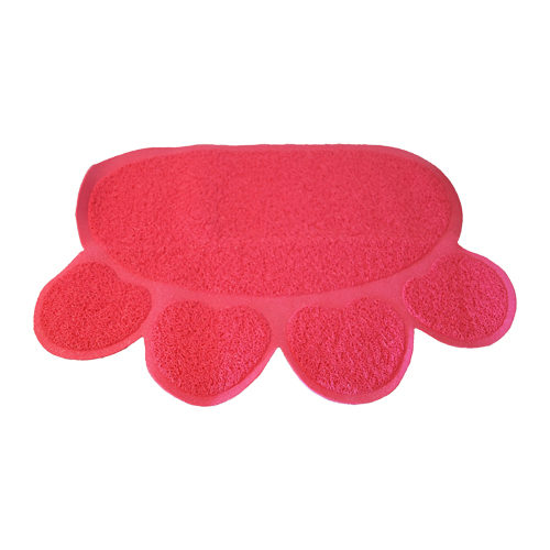 Boon Litter Tray Mat Paw - 60 x 45cm - Light Grey