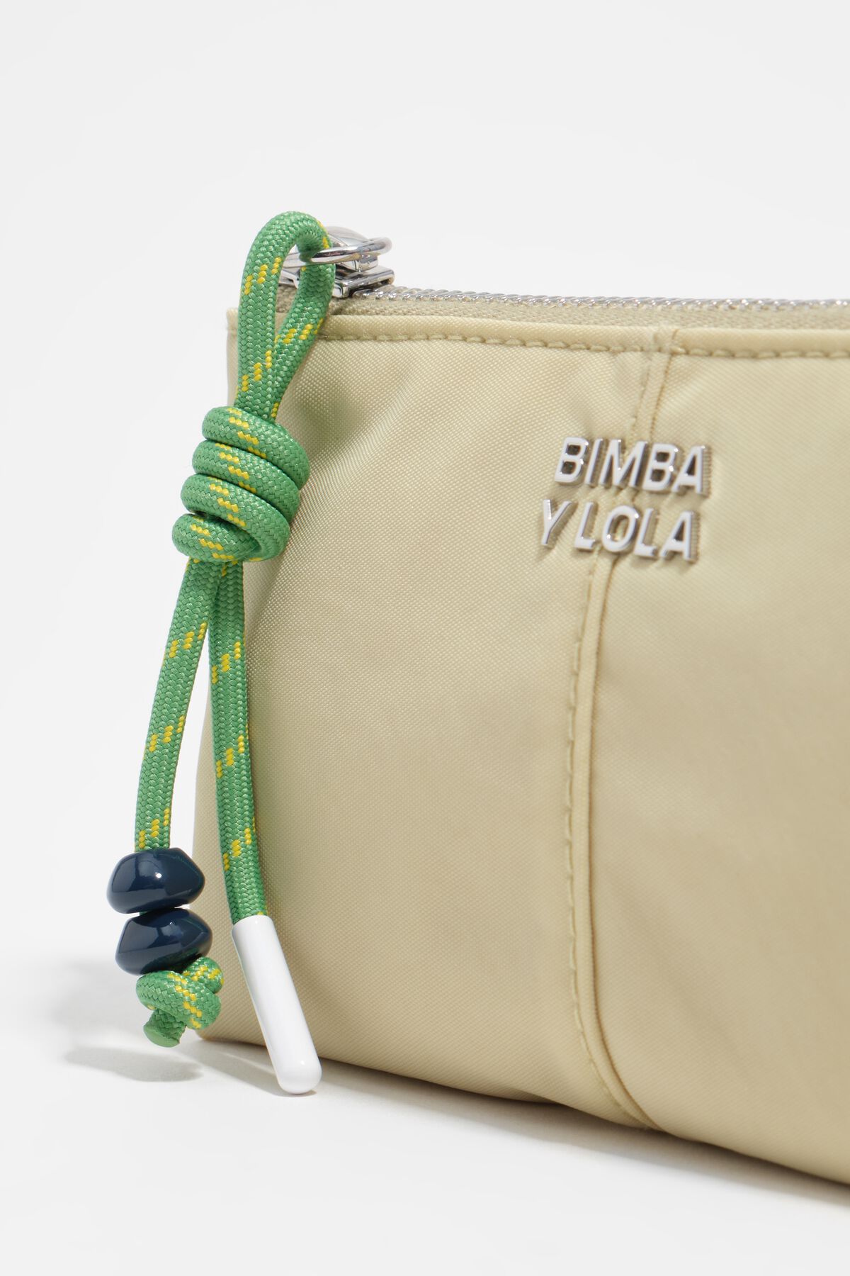 Apple green nylon coin purse